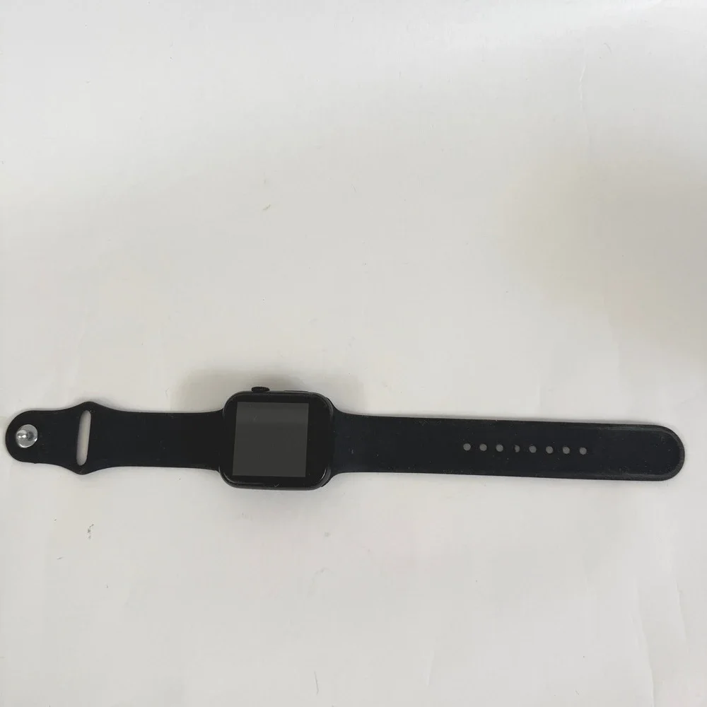 Smart Watch 42mm Black Sport Watch Non Working w/ Charger Parts Repair